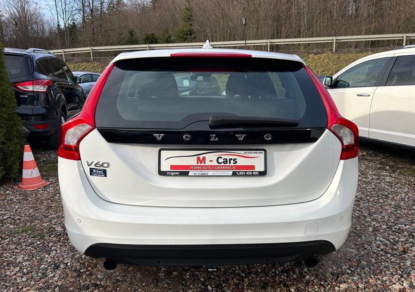 Volvo V60 cena 37900 przebieg: 237000, rok produkcji 2013 z Mrągowo małe 596